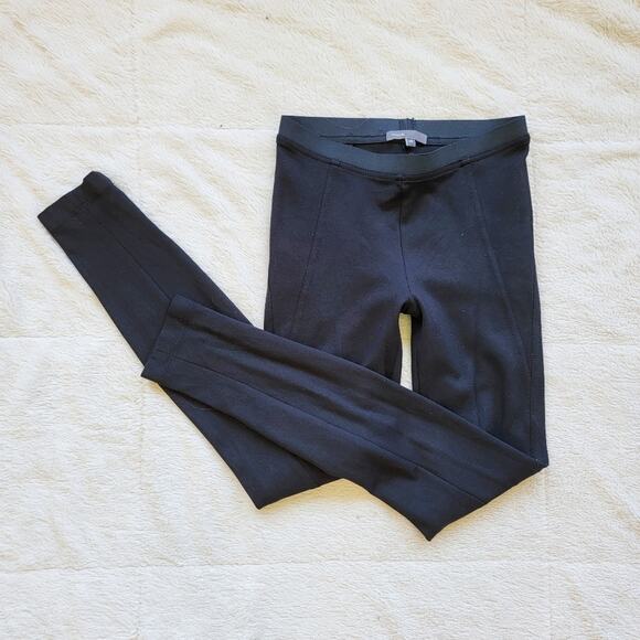 Vince Black Low Rise Pull On Leggings